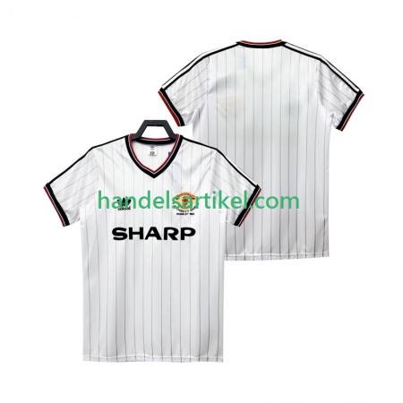 Manchester United 1983 1984 Retro Auswärts Trikotsatz Kurzarm